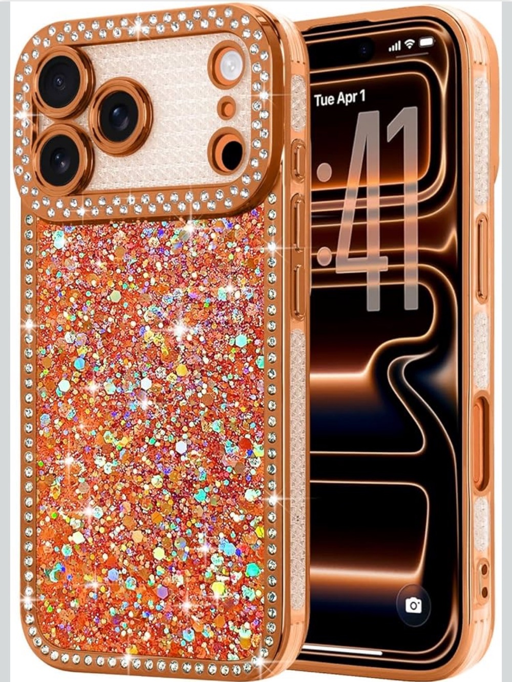 Glitter Camera Case for I-Phone